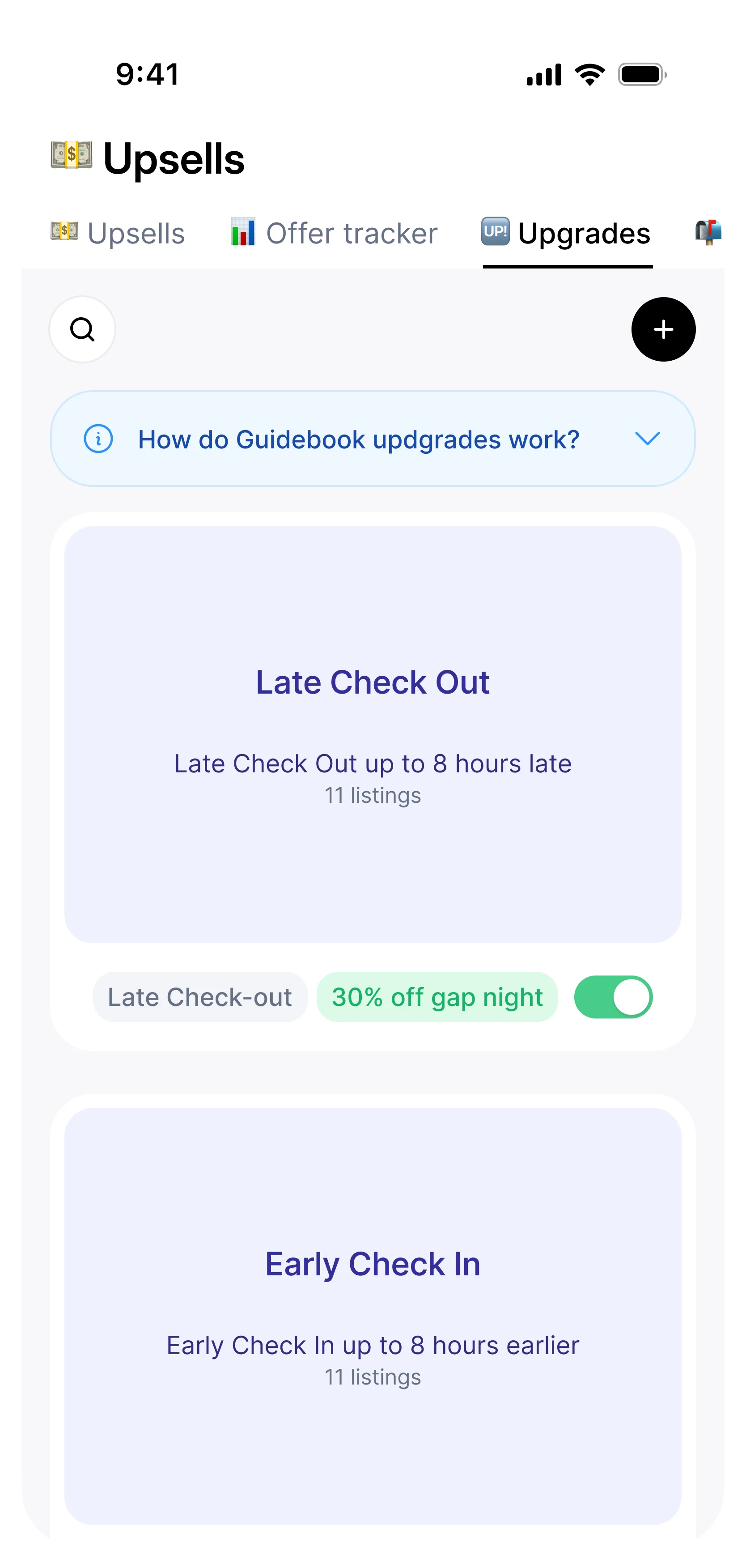 Upgrade catalog